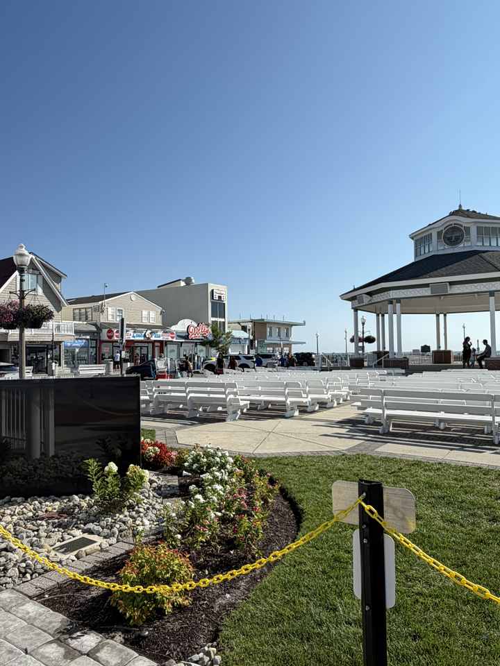 Rehoboth Beach Bandstand, Dolle's sign and the entrance to the boardwalk
