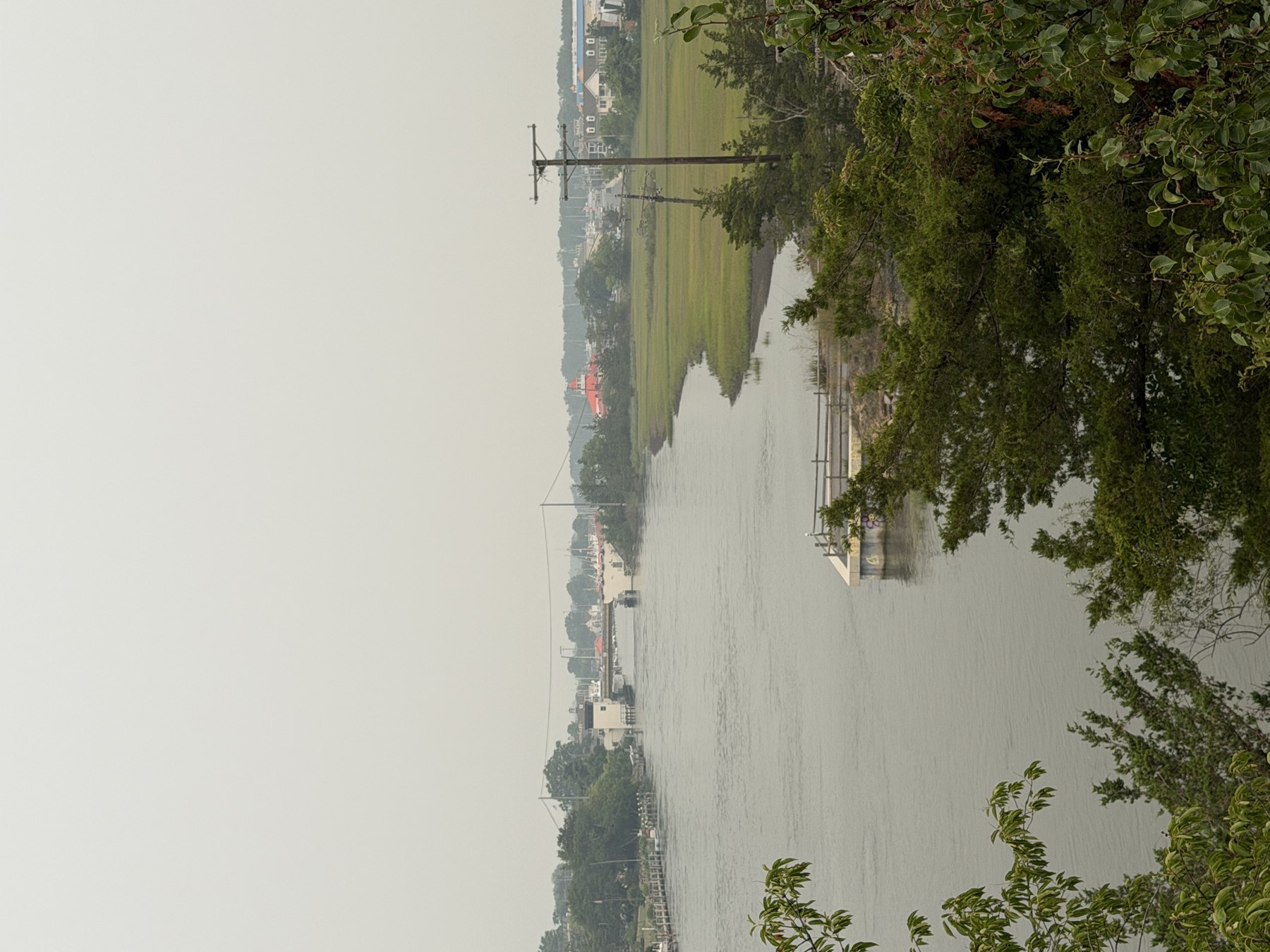 The Lewes canal by the Savannah Road drawbridge